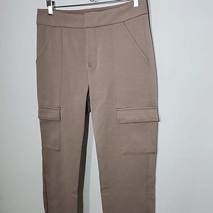 ANTHROPOLOGIE The Essential SLIM Mocha Cargo Pants with Stretch US 8